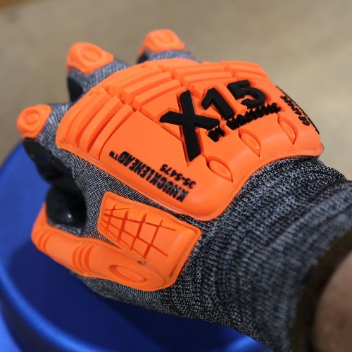 XPro Stingray Impact Gloves – ANSI Cut A8, Puncture Level 3 & Impact Level 3, Synthetic Leather With Silicone Grip